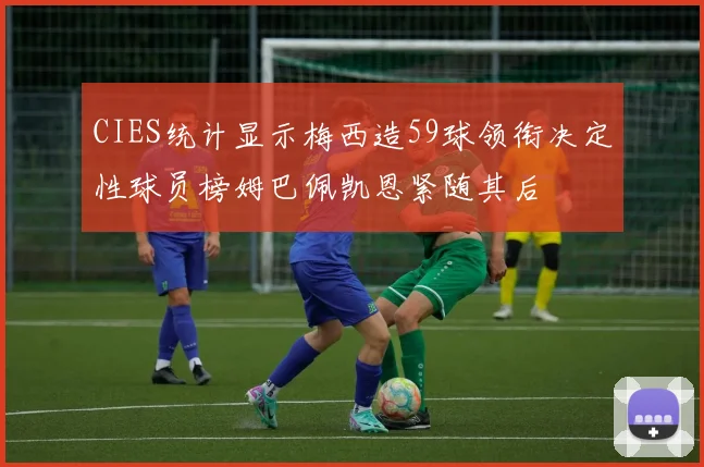 CIES统计显示梅西造59球领衔决定性球员榜姆巴佩凯恩紧随其后